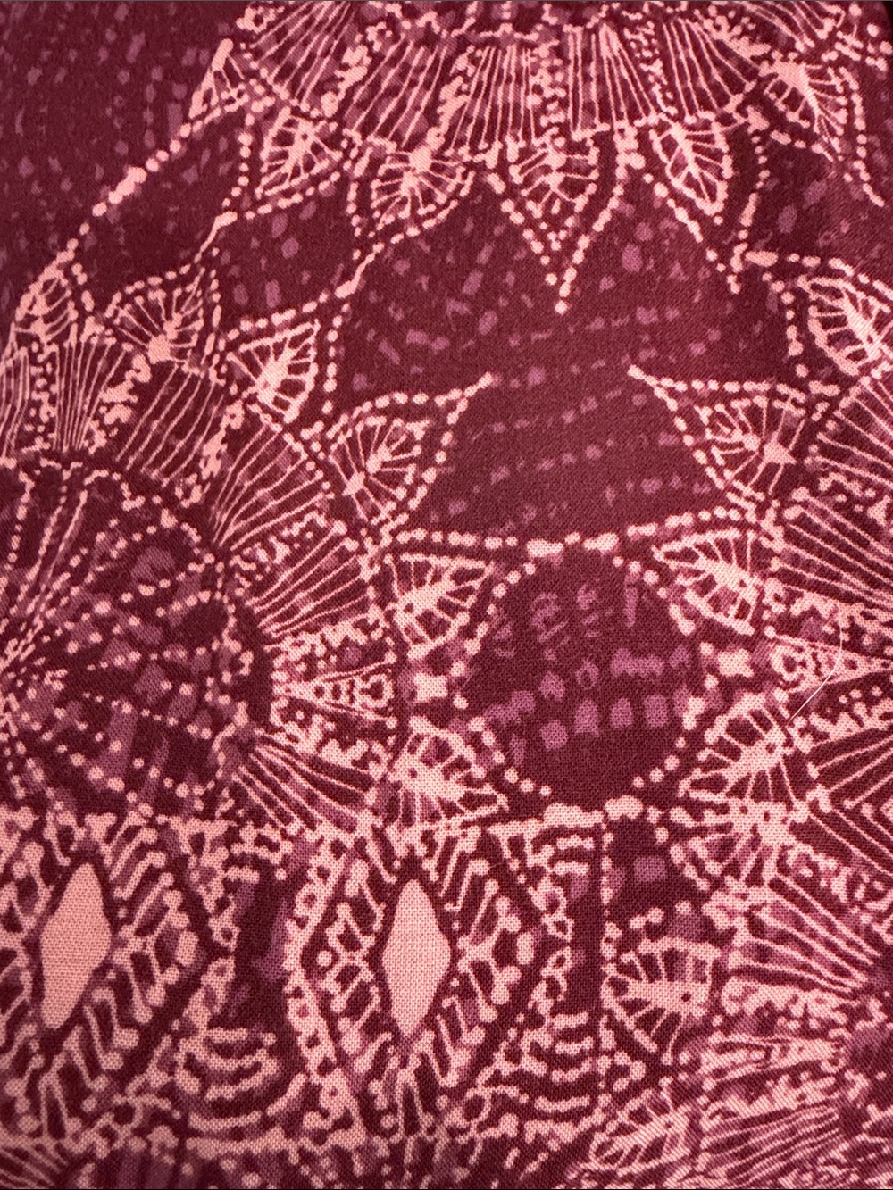 O'neill Kravitz Maxi Dress Strappy Back Boho Red Side Slits Size XS - Picture 8 of 12